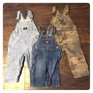 Oshkosh baby overall bundle